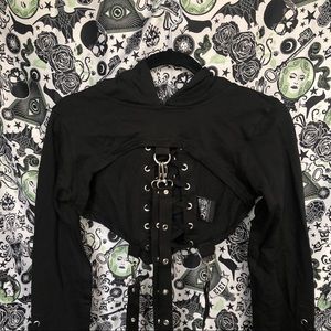 Killstar Verity Cropped Hoodie